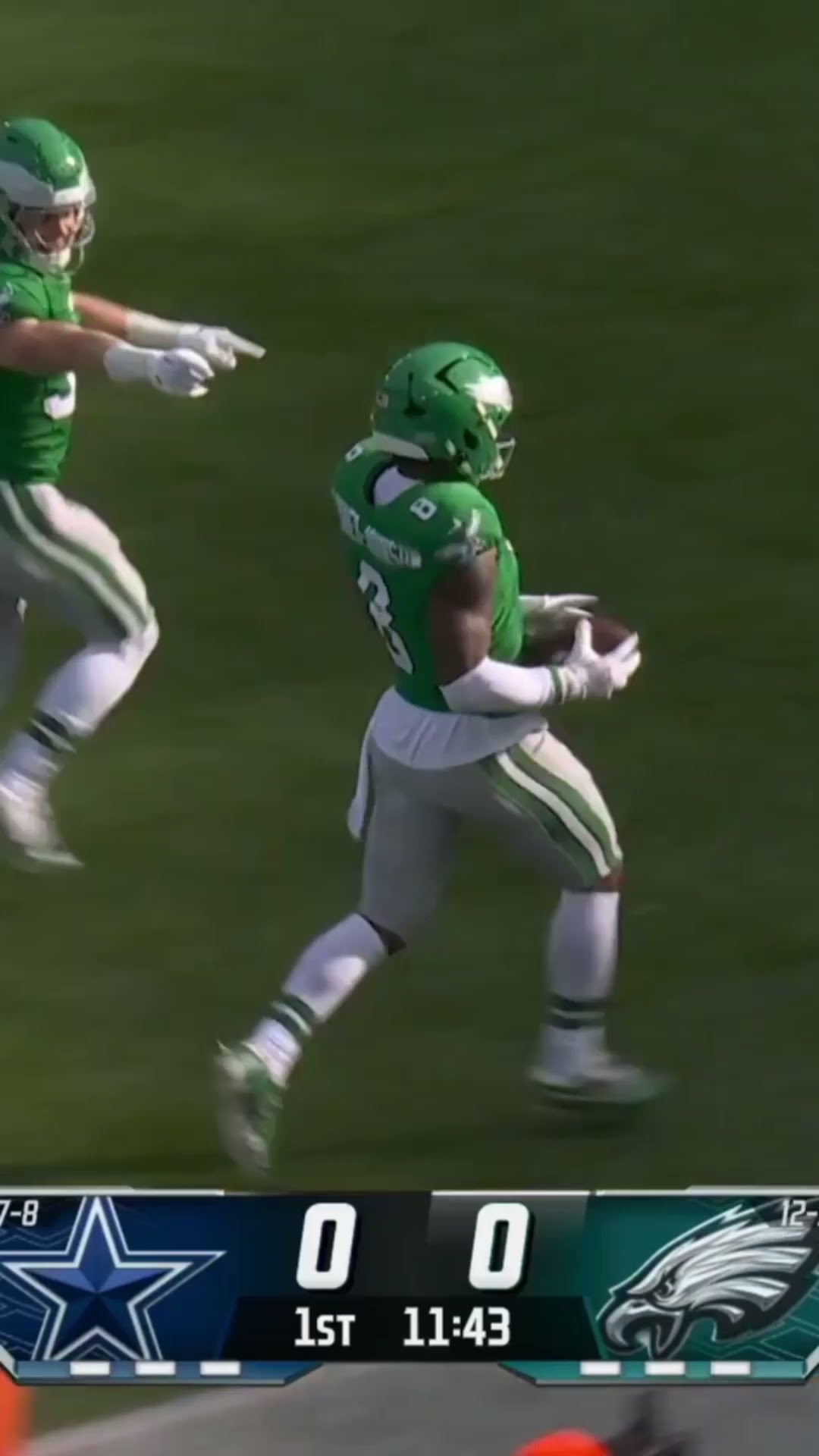 CJ Gardner-Johnson MAKES A STATEMENT with a PICK SIX ?? Eagles vs Cowboys Highlights
