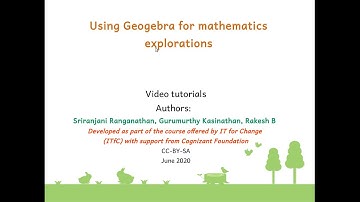 Geogebra tutorial 1 - Getting introduced to the basics