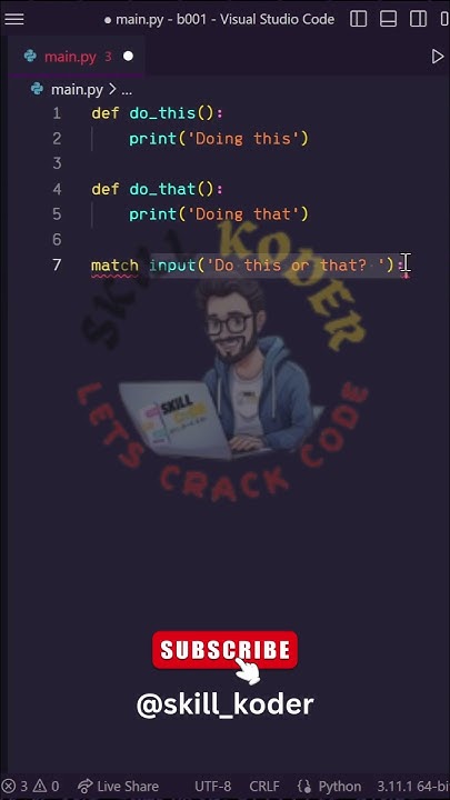 CLEAN Python Input Handling!! #python #programming #coding - YouTube