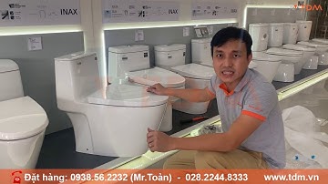 TUANDUC.VN | Đập hộp bàn cầu Inax AC-902VN (C902) bồn cầu 1 khối mẫu mới 2021 dòng S200