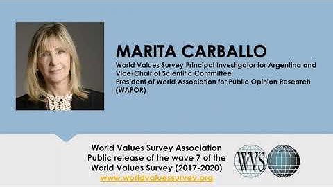 WVS Wave 7 Data Public Launch Talk: Marita Carballo