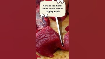 Kenapa ibu hamil tidak boleh makan daging sapi? #ibuhamil #shorts #fyp