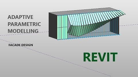 Revit Adaptive Parametric Modelling  (beams in wave)