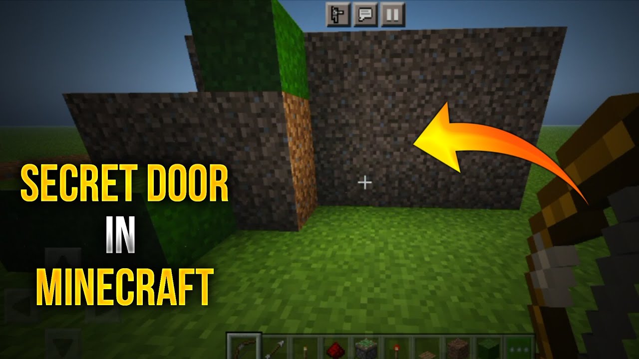 How To Make Secret Door In Minecraft 