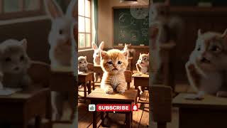 Kitten Cries at School Missing Mom 😿💔 #cat #cutecat #kitten