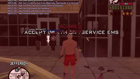 GTA SAMP Horizon Gaming I just want to BMX (how to escape LSPD at hospital)