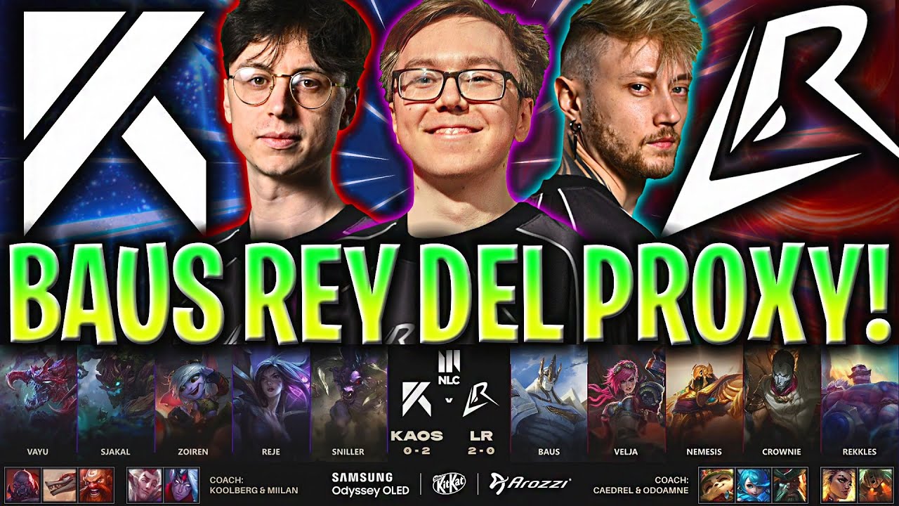 BAUS EL REY DEL PROXYFARM!😱SON MUY BUENOS!🔥 - LOS RATONES vs KAOS RESUMEN NLC SPRING 2025