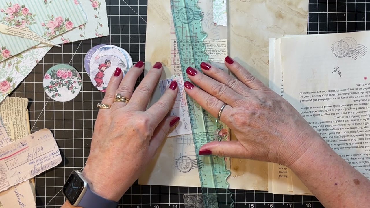 Make Your Own Collage Paper with Just Acrylic Paint and Copy Paper 