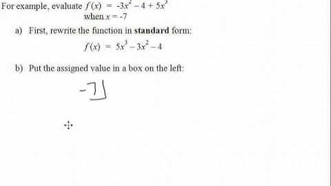 Synthetic Substitution, Algebra 2, Chap. 6.2