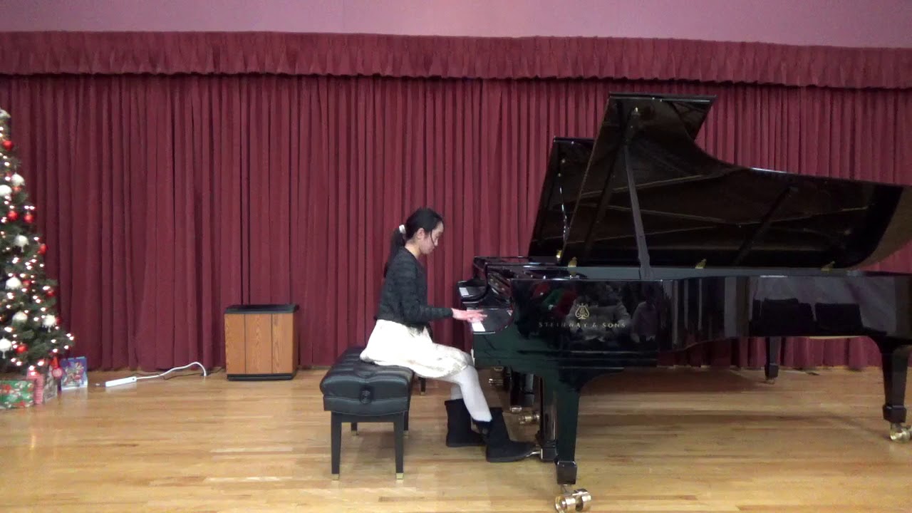 Kaylee Yaw Qian Yoyo Liu Piano Studio 2019 winter recital YouTube