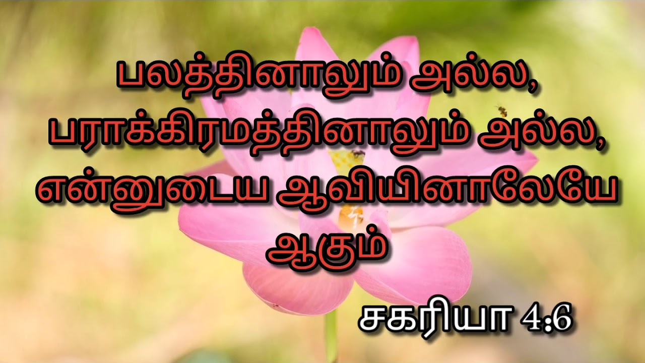 Bible verses in Tamil YouTube