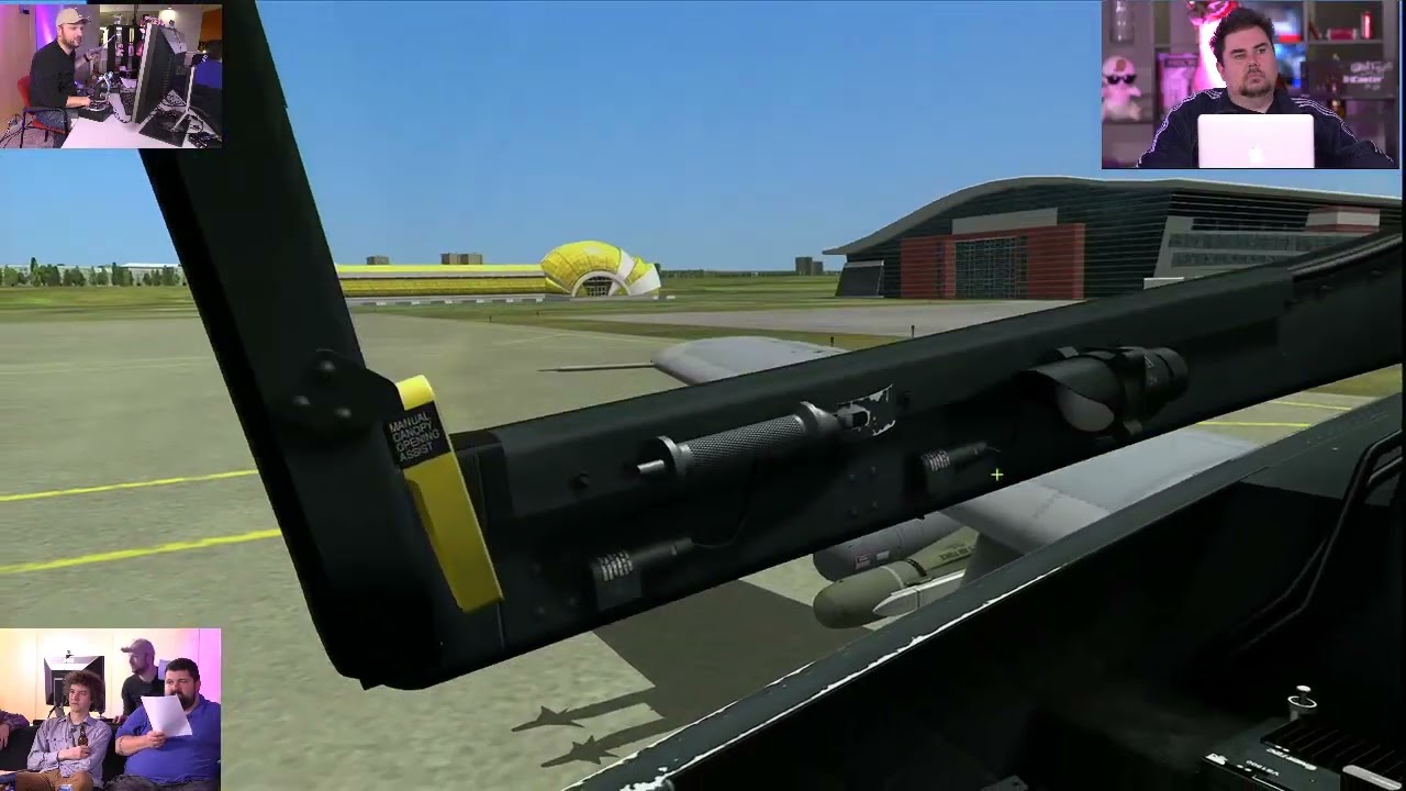 GiantBomb UPF - Vinny and Ryan start up and fly a plane