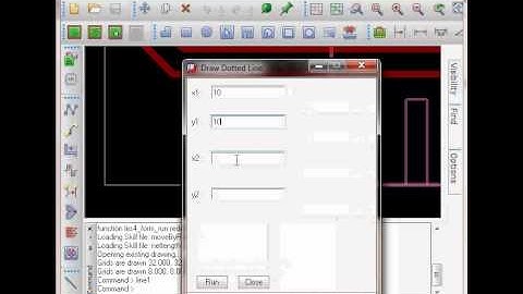 Draw Line with Menu using Cadence Allegro Skill