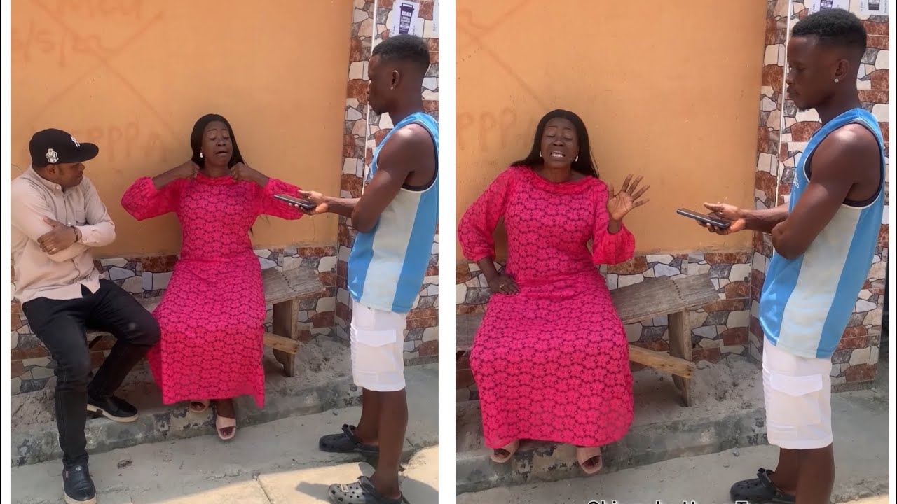 Sweetest video on net💃🏻💃🏻💃🏻 my camera man and Wisdom gave mama Ogechi and new man wotowoto promax💃🏻😜