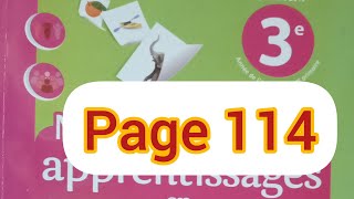 Le tailleur de mon frère (1) page 114. Mes apprentissages en Français 3 AEP