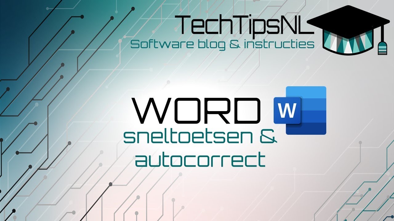 Word - Sneltoetsen & Autocorrectie - YouTube Word - Sneltoetsen & Autocorrectie - Youtube