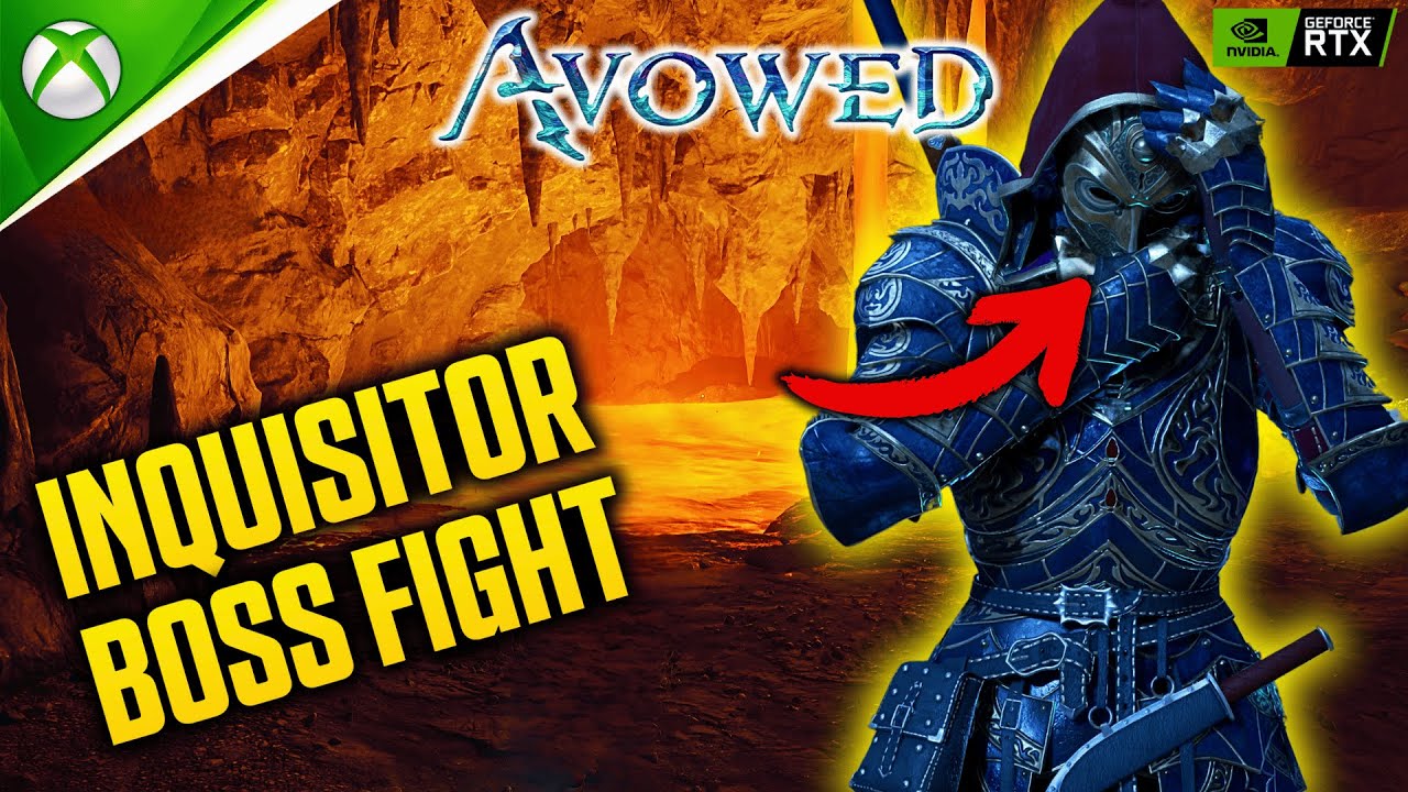 Avowed - BATTLE MAGE CLASS Gameplay (Inquisitor Lodwyn Boss Fight)