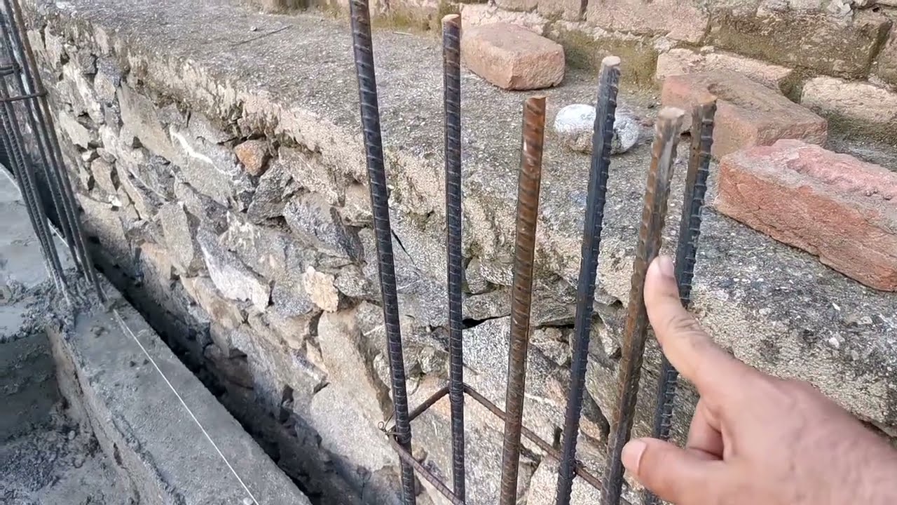 How to overlap column steel || Column Reinforcement overlap concept || Civil engineering site Works