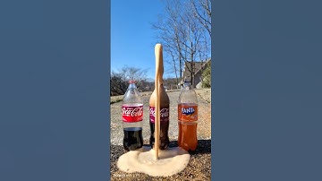 Coca Cola Sodas Vs Baking Soda 3 (SLOW MO) #satisfying #experiment #asmr