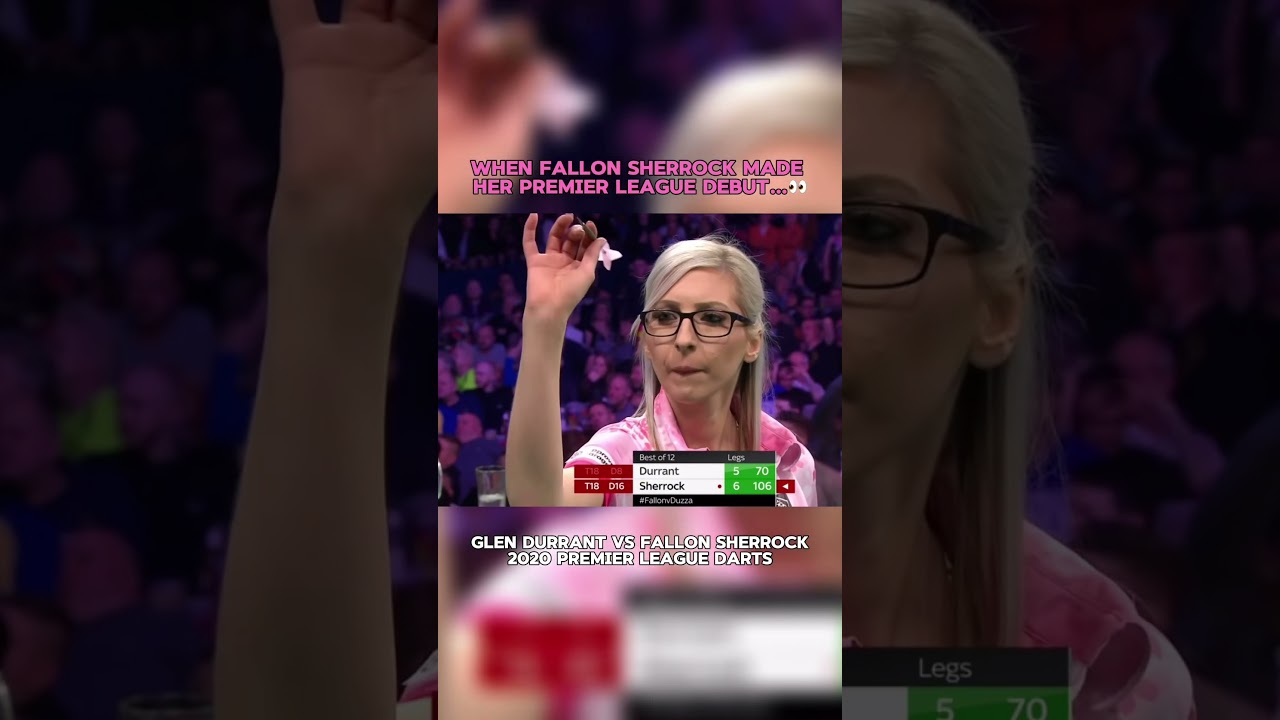 When Fallon Sherrock made her Premier League debut… 👀 