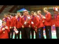 EM Guld til Danmarks herrehold - Nationalsang