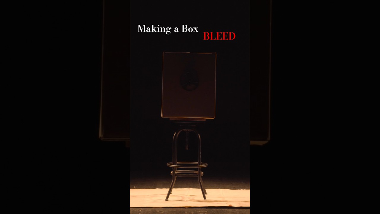 How we made a normal cardboard box HORRIFYING using Stop Motion 🫀🫁 