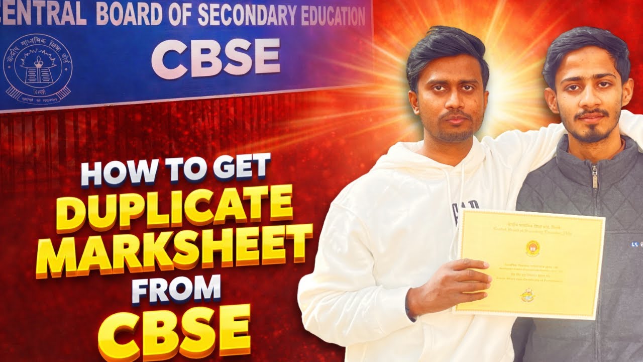 How to Get Dublicate Marksheet from CBSE|CBSE Office visit Vlog 