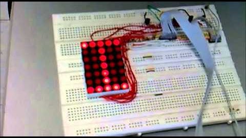 Matriz de leds VHDL BASIC 2