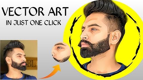 MAKE YOUR VECTOR ART PHOTO IN JUST ONE CLICK||EDITING TUTORIAL
