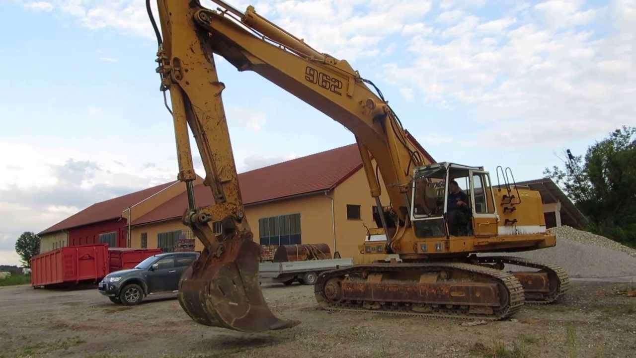 Liebherr R962 HD der Fa. Seilbagger Gran - Erster Test