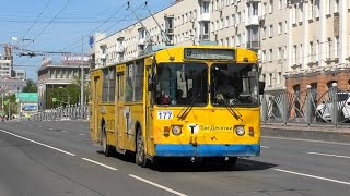 Троллейбус Екатеринбурга Зиу-682Г [Г00] №177 Маршрут №9 На Остановке 