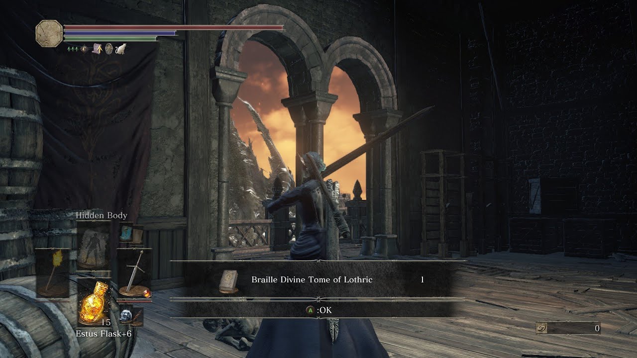 Braille Divine Tome Of Lothric Location Lothric Castle From braille-divine-tome-of-lothric-location-lothric-castle-from