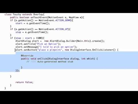 Android Application Development Tutorial   134   AlertDialog methods and ClickListener   YouTube