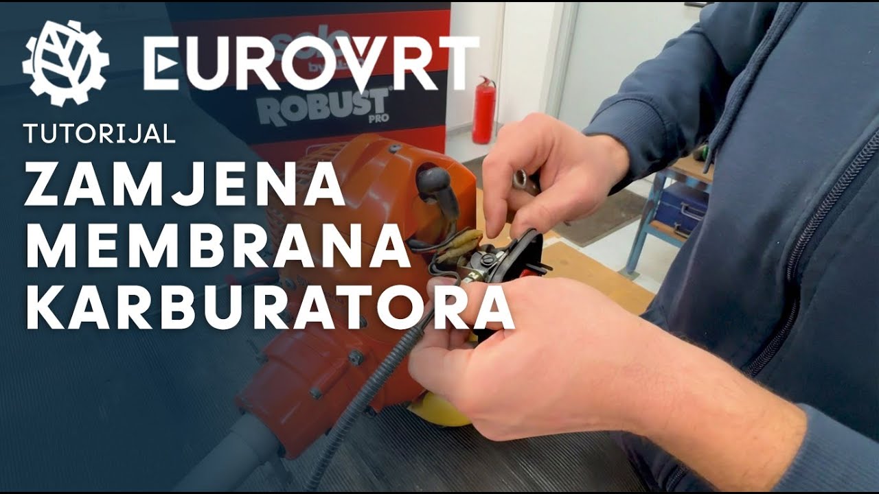 Zašto se trimer guši kad dodam gas? (Zamjena membrana karburatora) | EUROVRT