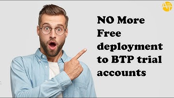 SHOKING BTP Cloud Foundry | No more deployment allowed in CF runtime for free trial account in btp