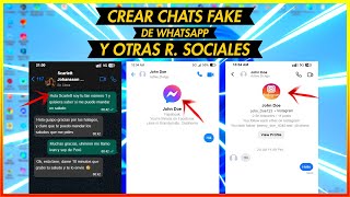 😂 CREA BROMAS ÉPICAS con CHATS FAKE de WHATSAPP | ¡Funciona en TODAS las REDES SOCIALES! screenshot 3