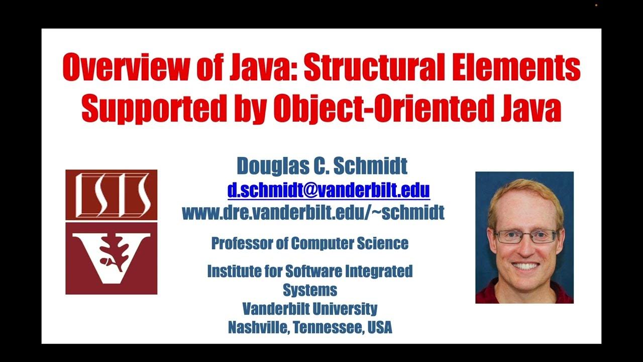 Overview of Java: Structural Elements in Object-Oriented Java - YouTube