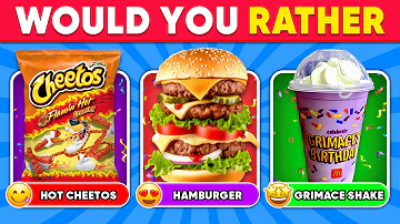 Would You Rather...? FOOD Edition 🍟🍔 Daily Quiz