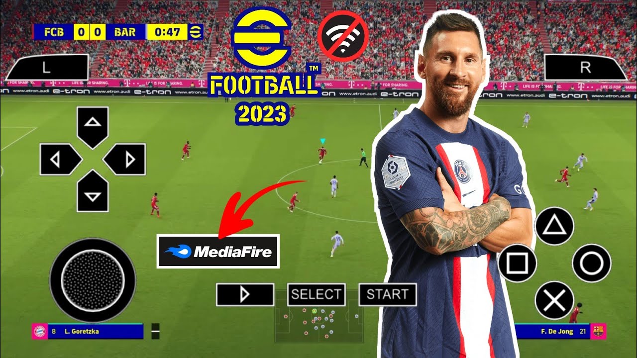 Download eFootball Pes 2023 PPSSPP Android Offline Bendezu V2.2