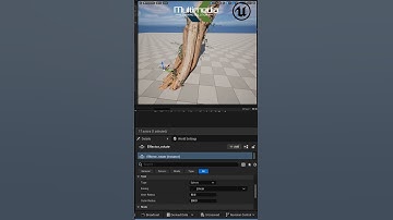 Tree Growth Simulation in UE5.4  Motion Graphics Demo