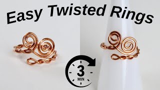 Celebrity 3-Minute Twisted Wire Rings Made Easy Wealth
