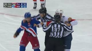 Ryan Strome And Mason Marchment Drop The Gloves