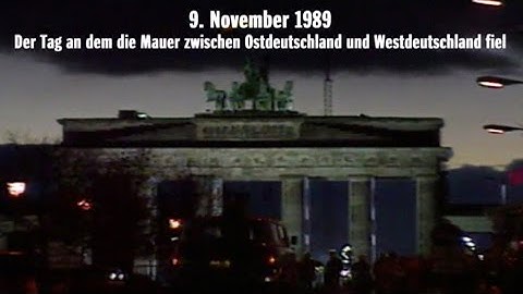 Für Kinder erklärt: Der Mauerfall am 9. November 1989