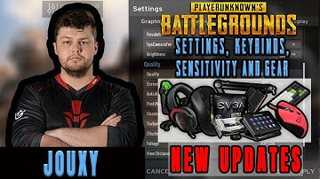 Jouxy PUBG Settings, Keybinds, Sensitivity, Gear and Setup Pro Player Updates 2019