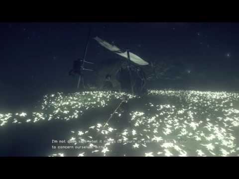 NieR:Automata Secret scene outside Kaine's hut