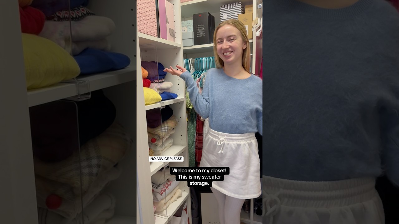 Accessible clothing storage! 