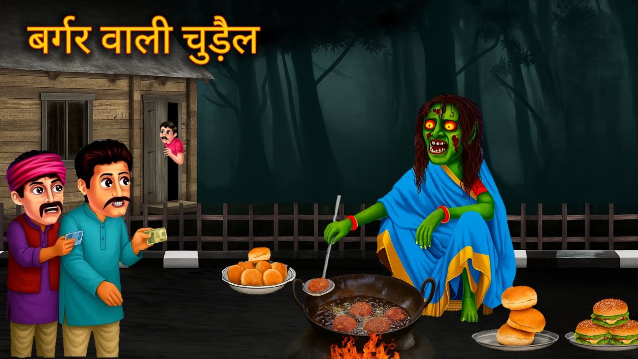 बर्गर वाली चुड़ैल | Burger Witch | Horror stories | Chudail Ki Kahaniya | Bhoot Ki Kahaniya