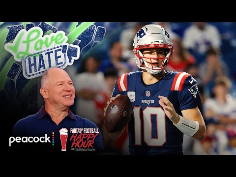 Patriots' Drake Maye could 'ignite' vs. Bucs in Week 10 | Fantasy Football Happy Hour | NFL on NBC
