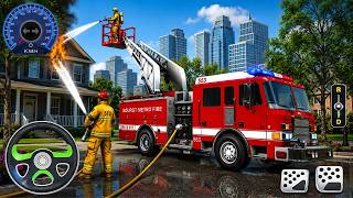 Fire Truck Driving Simulator 2026 - Firefighter Emergency Rescue Missions | Android Gameplay screenshot 2