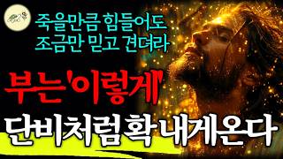 🐢조금만 견뎌라. 죽을만큼 힘들 때, 기적적인 우연으로 인생의 길은 활짝 열린다_최악의 상황에서 경제적 안정이 저절로 따라왔다